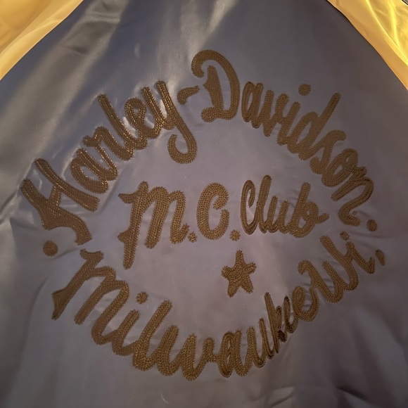 Harley Davidson Varsity Jacket 3XL  NWT!! - Picture 4 of 8